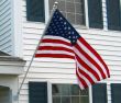 Residential Mounted 2pc Free Spin Flagpole (No Flag)