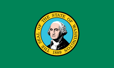 Washington State Flag 3'x5' US State Flags Polyester