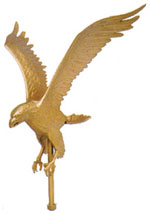 Eagle Flagpole Top Ornament Outdoor Flagpoles Ornaments