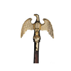 Golden Eagle Flagpole Top Ornament 7in Indoor Flagpoles Ornaments