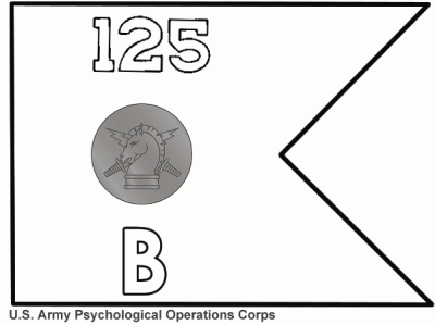 Psychological Operations (ARNG) Army National Guard guidons