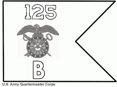 Quartermaster Corps (ARNG) National Guard guidons