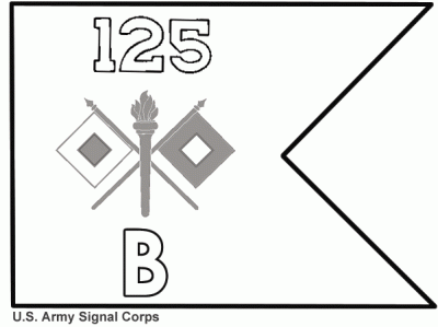 Signal Corps (ARNG) Army National Guard guidons