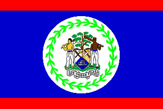 Belize Flag 3' X 5' Indoor/Parade Flag Set World Countries Flags