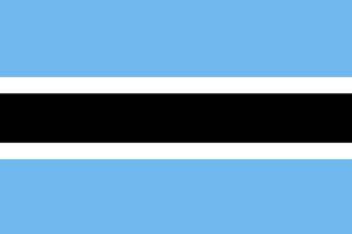 Botswana Flag 3' X 5' Indoor/Parade Flag Set World Countries Flags
