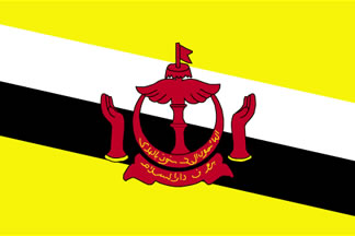 Brunei Flag 4' X 6' Indoor/Parade Flag Set World Countries Flags