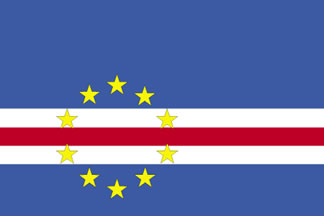 Cape Verde Flag 3' X 5' Indoor/Parade Flag Set World Countries Flags