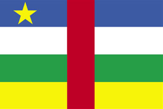 Central African Republic Flag 3' X 5' Indoor/Parade Flag Set World Countries Flags
