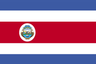 Costa Rica Flag 3' X 5' Indoor/Parade Flag Set World Countries Flags