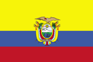 Ecuador Flag 3' X 5' Indoor/Parade Flag Set World Countries Flags