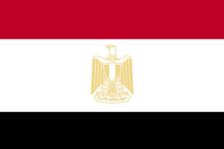 Egypt Flag 4' X 6' Indoor/Parade Flag Set World Countries Flags