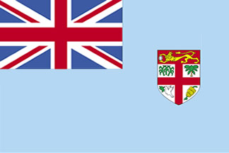 Fiji Flag 4' X 6' Indoor/Parade Flag Set World Countries Flags