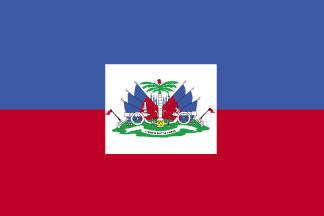 Haiti Flag 3' X 5' Indoor/Parade Flag Set World Countries Flags