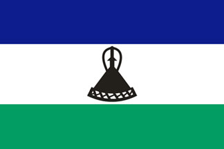 Lesotho Flag 3' X 5' Indoor/Parade Flag Set World Countries Flags