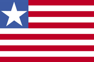 Liberia Flag 3' X 5' Indoor/Parade Flag Set World Countries Flags