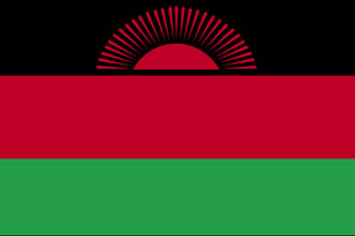 Malawi Flag 3' X 5' Indoor/Parade Flag Set World Countries Flags