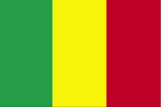 Mali Flag 3' X 5' Indoor/Parade Flag Set World Countries Flags