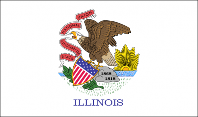 Illinois State Flag 3'x5' US State Flags Nylon