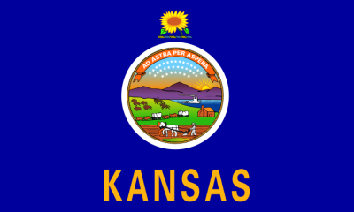 Kansas State Flag 3'x5' US State Flags Nylon