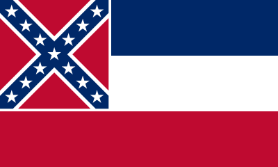 Mississippi State Flag 3'x5' US State Flags Nylon
