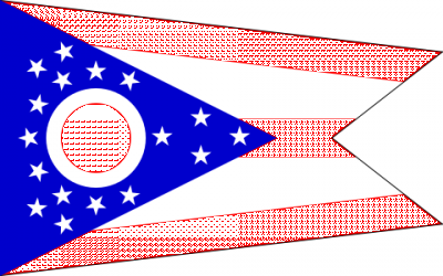 Ohio State Flag 3'x5' US State Flags Nylon