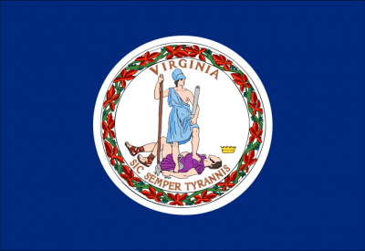 Virginia State Flag 3'x5' US State Flags Nylon