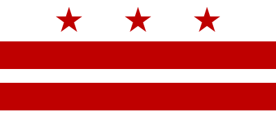 Washington DC Flag 3'x5' US State Flags Nylon